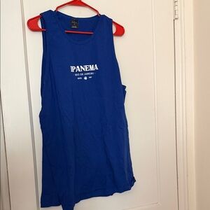 Ipanema Cobalt Blue Muscle Tee with White Logo size XXL
